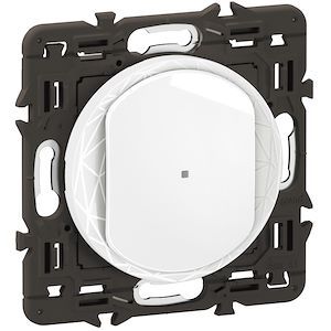 Interrupteur connecté Céliane Blanc, 200W-Zigbee pilotable via app et cde vocale