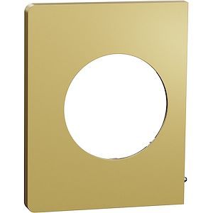 Schneider Odace Architecte - plaque de finition latérale - effet Laiton