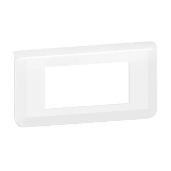 Legrand Plaque de finition horizontale Mosaic pour 4 modules blanc