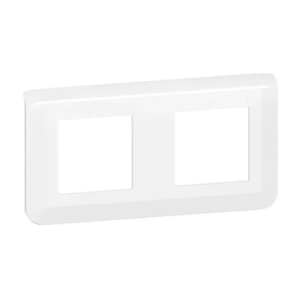 Legrand Plaque de finition horizontale Mosaic pour 2x2 modules blanc