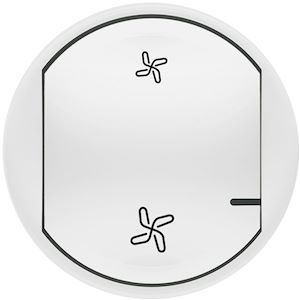 Enjoliveur Céliane with Netatmo pour commande sans fil VMC – Blanc