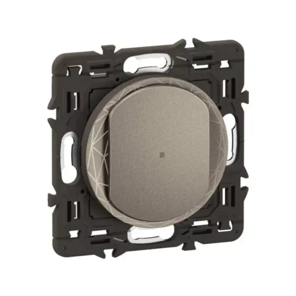 Interrupteur variateur filaire Céliane with Netatmo avec neutre – Titanium