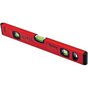 Niveau aluminium professionnel 40 cm – Bizline 3 fioles