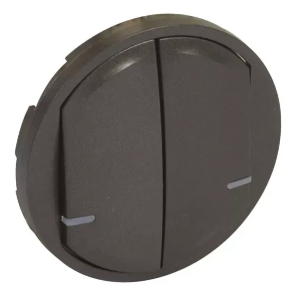Enjoliveur Céliane with Netatmo double interrupteur connecté graphite