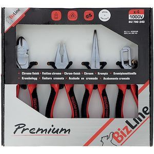 Kit 4 pinces isolées 1000V Bizline – Usage professionnel