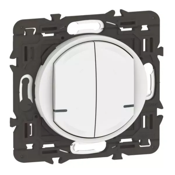 Interrupteur double connecté Céliane with Netatmo – Legrand 067722A