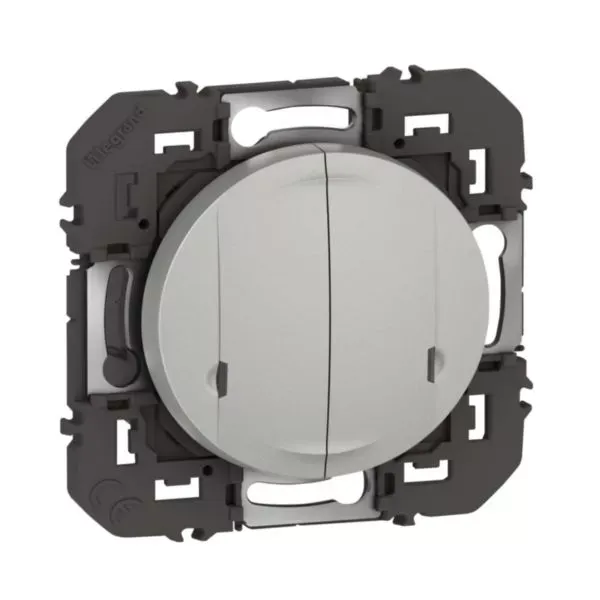 Interrupteur double connecté Legrand dooxie with Netatmo – avec Neutre