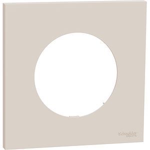 Schneider Odace - plaque de finition 1 poste - couleur Beige sable