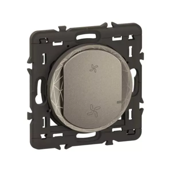 Commande sans fil VMC 2 vitesses Legrand Céliane Netatmo Titanium