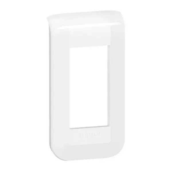 Legrand Plaque de finition Mosaic pour 1 module blanc