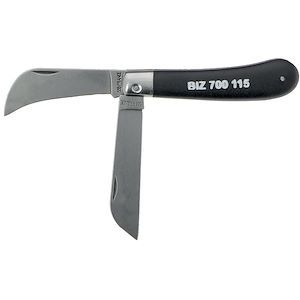 Couteau d'électricien 2 lames Bizline – Inox trempé