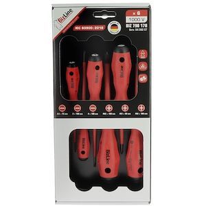 Kit 6 tournevis VDE isolés 1000V Bizline – Coffret professionnel