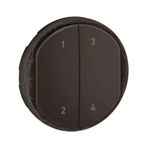 Enjoliveur commande 4 scénarios sans fil Céliane Netatmo – Noir