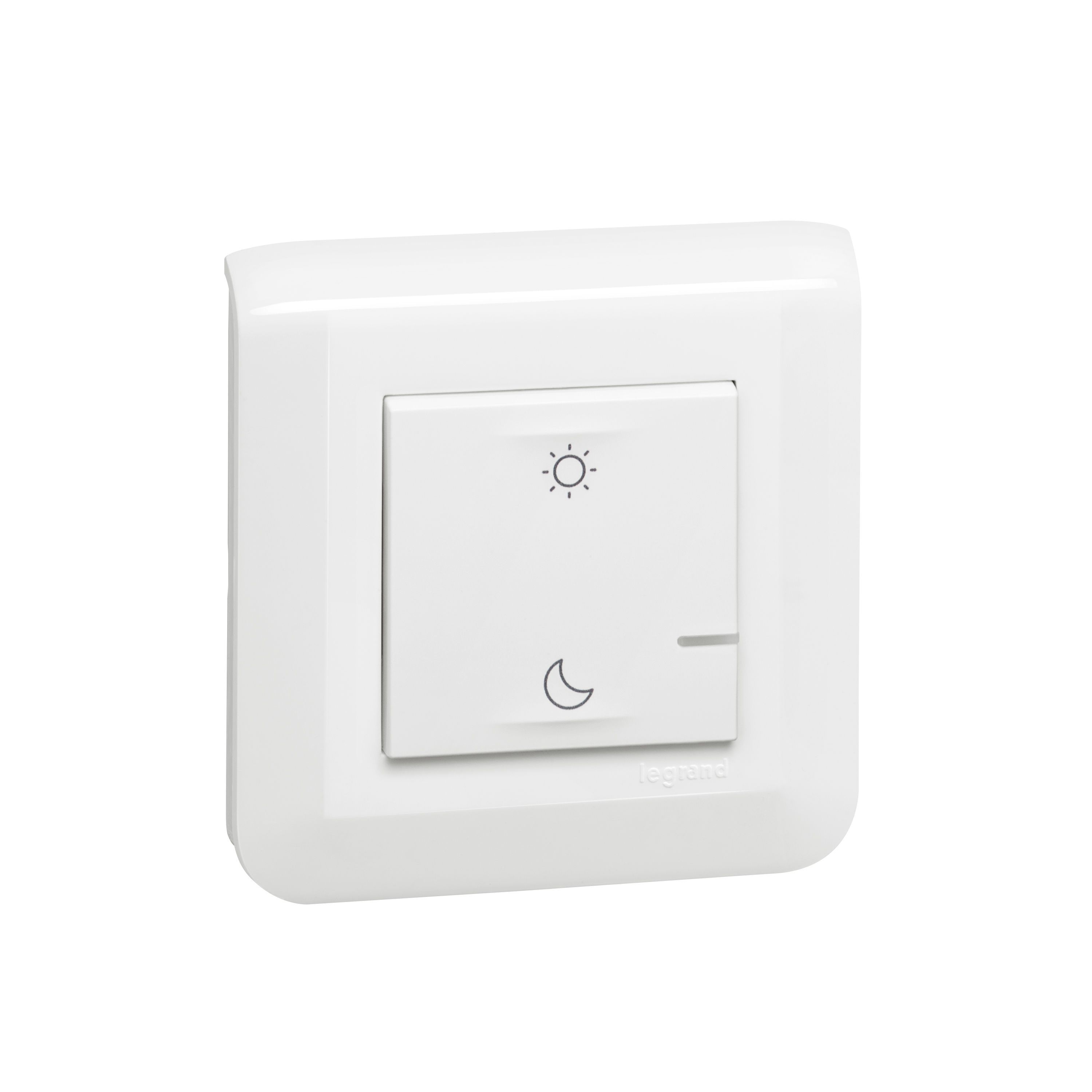 Commande sans fils Lever/Coucher Mosaic with Netatmo sans plaque blanc