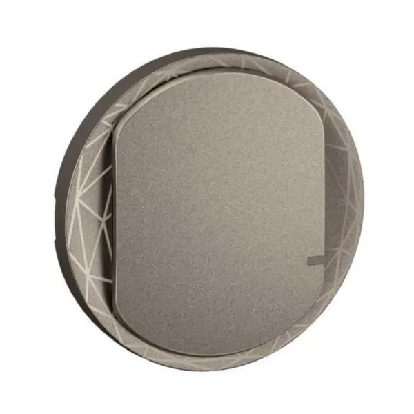 Enjoliveur interrupteur sans neutre Céliane with Netatmo – Titanium