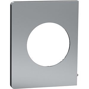 Schneider Odace Architecte - plaque de finition latérale - effet Titane