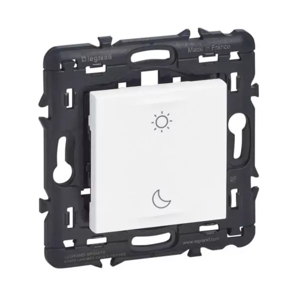 Commande sans fil sans pile Lever/Coucher Legrand Mosaic Netatmo blanc