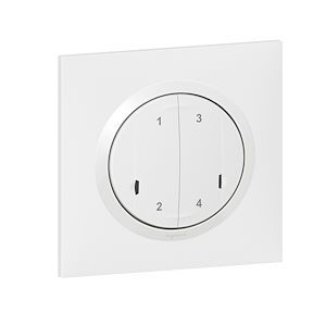 Commande sans fil 4 scénarios Dooxie with Netatmo – Legrand Blanc