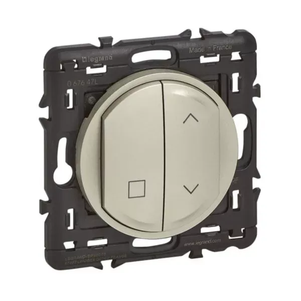 Commande sans fil sans pile volet Céliane with Netatmo – Titane