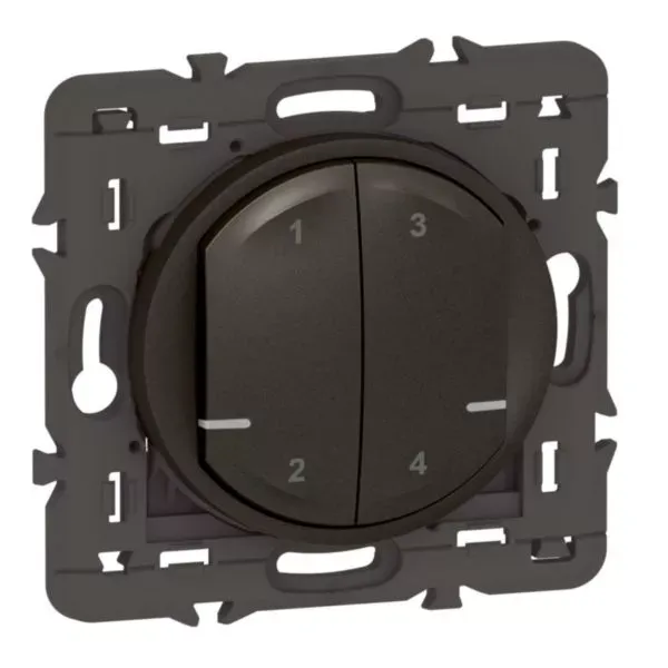 Commande sans fil 4 scénarios Céliane with Netatmo – Graphite