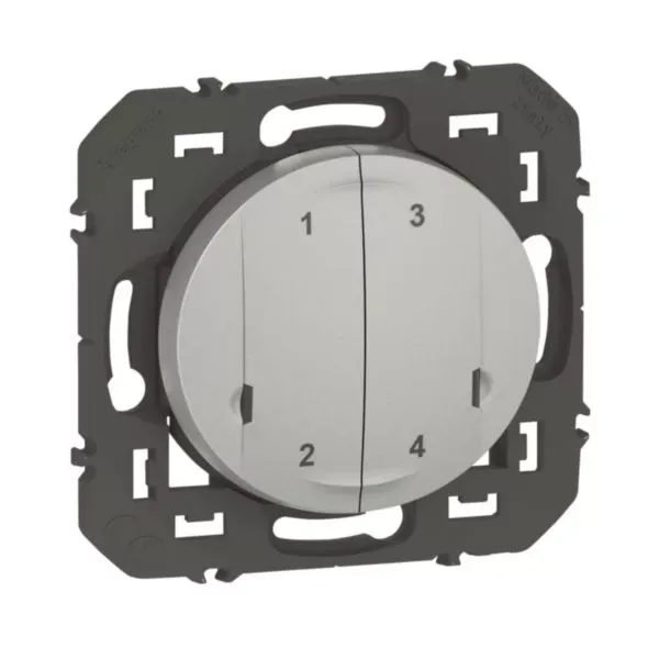 Commande sans fil 4 scénarios Legrand dooxie with Netatmo